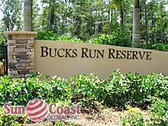 BUCKS RUN Signage